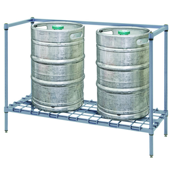 Qua-243634DGY: Keg Storage Rack