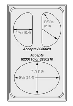 Vol-8240410: (Miramar®) Adapter Plate