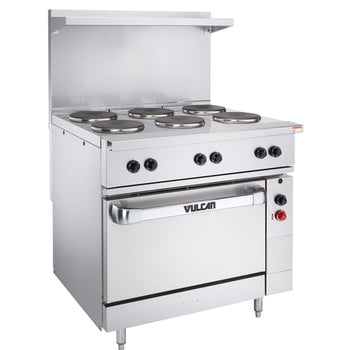 Vul-EV36S-6FP240: Range, 36" Restaurant, Electric