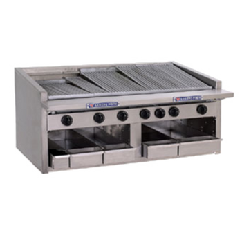 Bak-C-48RS: (Dante Series) Charbroiler, Gas, Countertop