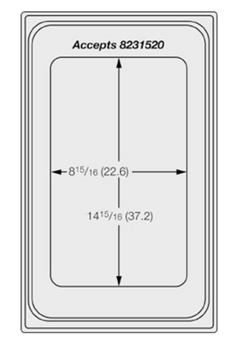 Vol-8240510: (Miramar®) Adapter Plate