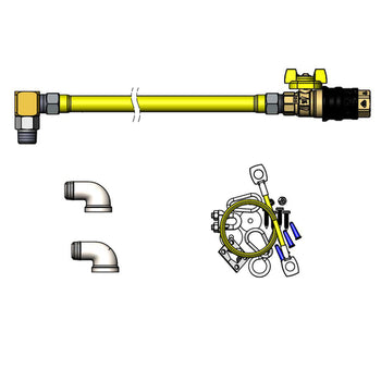 T&S-HG-4D-48G-SEL: (Safe-T-Link) Gas Connector Hose Kit / Assembly