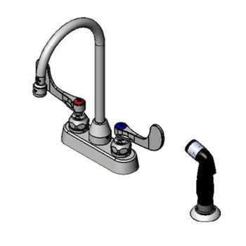 T&S-B-1170: Faucet, with Spray Hose