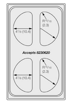 Vol-8241314: (Miramar®) Adapter Plate