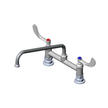 T&S-B-0221-WH4: Faucet, Deck Mount