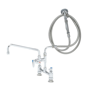 T&S-B-0175-04: Pre-Rinse Faucet Assembly, with Add On Faucet