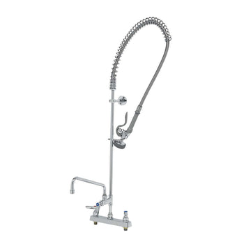 T&S-B-5120-12-CR-B: (EasyInstall) Pre-Rinse Faucet Assembly, with Add On Faucet