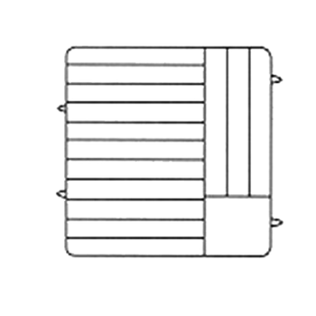 Vol-PM1412-6: (Plate Crate®) Dishwasher Rack, Plates