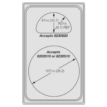 Vol-8241414: (Miramar®) Adapter Plate