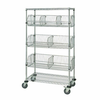 Qua-M2448BC6C: Shelving Unit, Basket