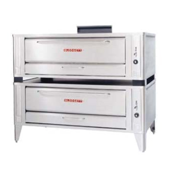 Blo-1060 DOUBLE: Pizza Bake Oven, Deck-Type, Gas