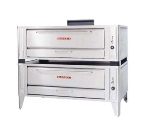 Blo-1060 DOUBLE: Pizza Bake Oven, Deck-Type, Gas