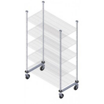 Qua-TTK-M18BK: Track Shelving System