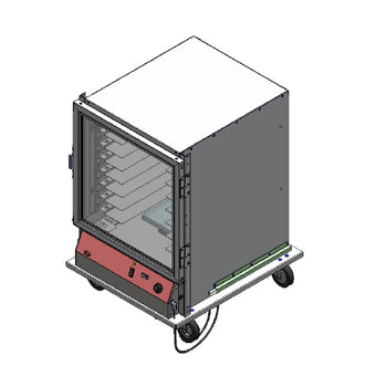 Bev-PHC44-16-A-1L1: Heated Holding Proofing Cabinet, Mobile, Half-Height