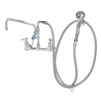 T&S-B-0175-CR: Faucet, with Spray Hose