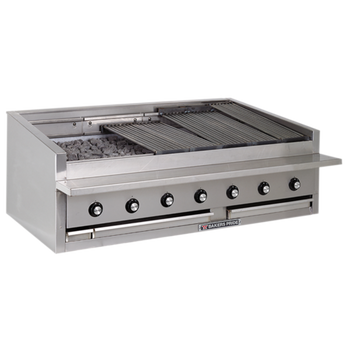 Bak-L-60RS-C: (Dante Series) Charbroiler, Gas, Countertop