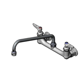 T&S-B-0231-CR-SC-F1: Faucet, Wall / Splash Mount