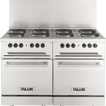 Vul-EV48SS-8FP208: Range, 48" Restaurant, Electric