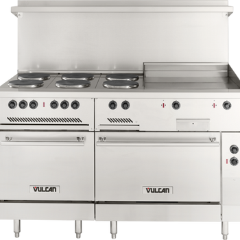 Vul-EV60SS-6FP24G208: Range, 60" Restaurant, Electric