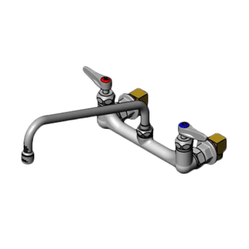 T&S-B-0231-CR-K-F15: Faucet, Wall / Splash Mount