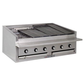 Bak-L-48RS: (Dante Series) Charbroiler, Gas, Countertop