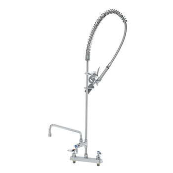 T&S-B-5120-12-CRBJ: (EasyInstall) Pre-Rinse Faucet Assembly, with Add On Faucet