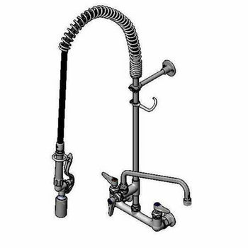 T&S-B-0133-12A-CRBJ: (EasyInstall) Pre-Rinse Faucet Assembly, with Add On Faucet