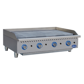 Glo-GCB48G-SR: (Globe) Charbroiler, Gas, Countertop