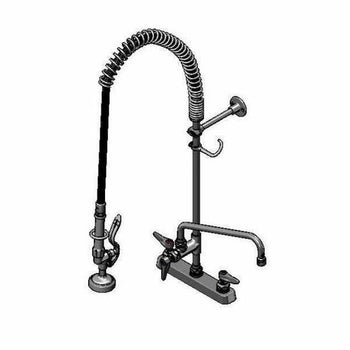 T&S-B-5120-12-B-16R: (EasyInstall) Pre-Rinse Faucet Assembly, with Add On Faucet