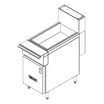 Vul-VFDUMP: (V Series) Fryer Dump Station