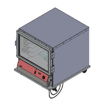 Bev-PHC32-10INS-A-4R1: Heated Holding Proofing Cabinet, Mobile, Undercounter