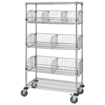 Qua-M1836BC6C: Shelving Unit, Basket