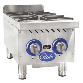 Glo-GHP12G: (Globe) Hotplate, Countertop, Gas