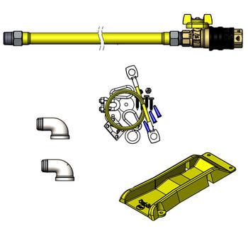 T&S-HG-4D-48G-K-PS: (Safe-T-Link) Gas Connector Hose Kit / Assembly