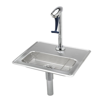 T&S-B-1230: Glass Filler Station with Drain Pan