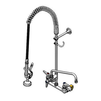 T&S-B-0133-12CRBKIT: (EasyInstall) Pre-Rinse Faucet Assembly, with Add On Faucet