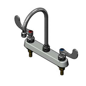 T&S-B-1142-04-CR: Faucet, Deck Mount