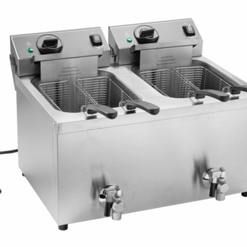 Vol-CF4-3600DUAL: Fryer, Electric, Countertop, Split Pot