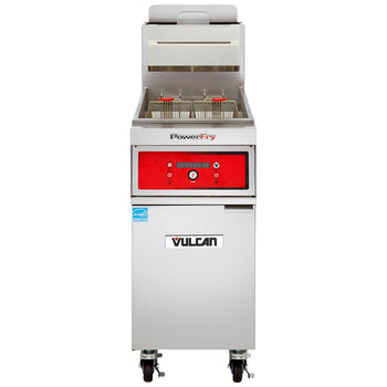 Vul-1TR65DF: (PowerFry) Fryer, Gas, Floor Model, Full Pot