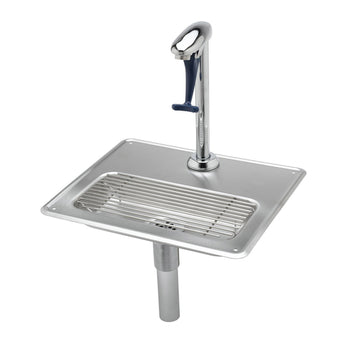 T&S-B-1230-12: Glass Filler Station with Drain Pan