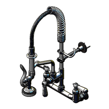 T&S-MPZ-8WCN-08: Pre-Rinse Faucet Assembly, Mini