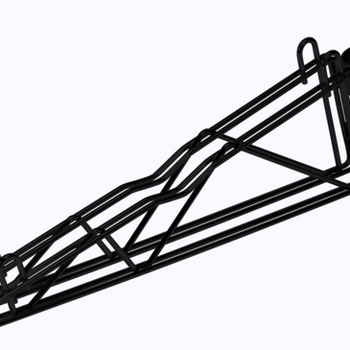 Qua-DCB18BK: Shelving Bracket, Post Mount