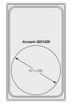 Vol-8240616: (Miramar®) Adapter Plate