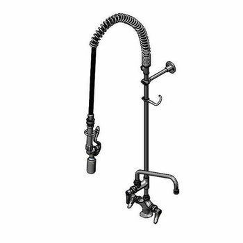 T&S-B-0113-10CRBJST: (EasyInstall) Pre-Rinse Faucet Assembly, with Add On Faucet