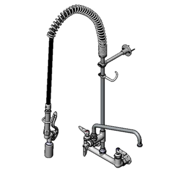 T&S-B-0133-12CRBCF1: (EasyInstall) Pre-Rinse Faucet Assembly, with Add On Faucet