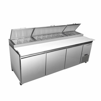 Max-MXSPP92HC: (Maxx Cold) Refrigerated Counter, Pizza Prep Table