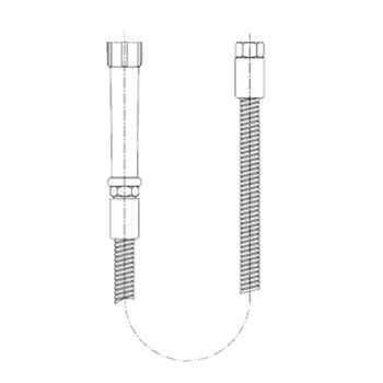 T&S-B-0020-HM: Pre-Rinse Flex Hose