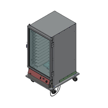 Bev-PHC60-24-A-1L1: Heated Holding Proofing Cabinet, Mobile