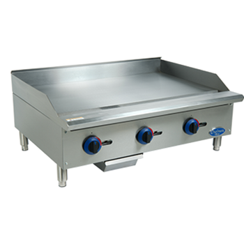 Glo-C36GG: (Chefmate™) Griddle, Gas, Countertop