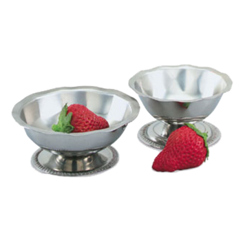 Vol-48015: Ice Cream Sundae Dessert Dish, Metal